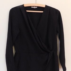 Topshop Black Blouse